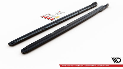 Seitenschweller Ansatz für V.4 Seat Leon Cupra / FR Mk3 FL Carbon Look