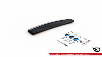 Mittlerer Diffusor Heck Ansatz für Seat Exeo schwarz Hochglanz