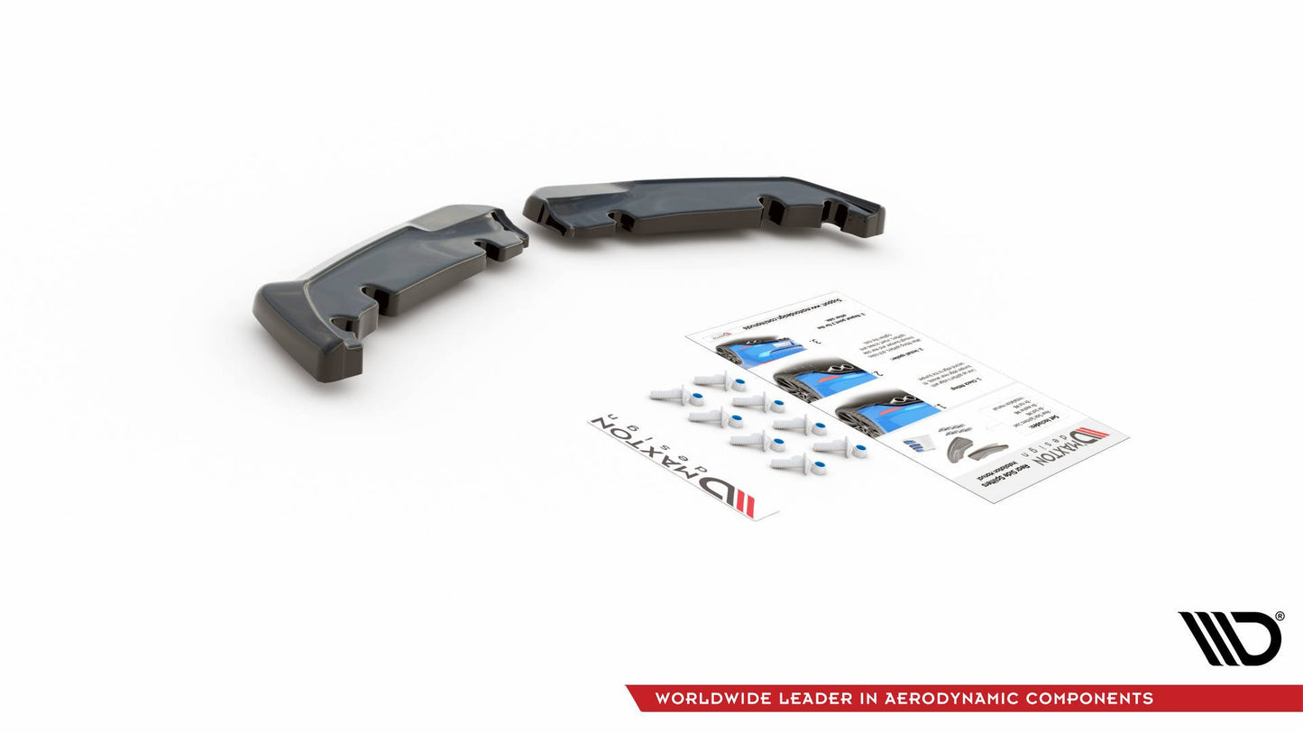 Heck Ansatz Flaps Diffusor V.1 für Toyota GR Yaris Mk4 schwarz matt