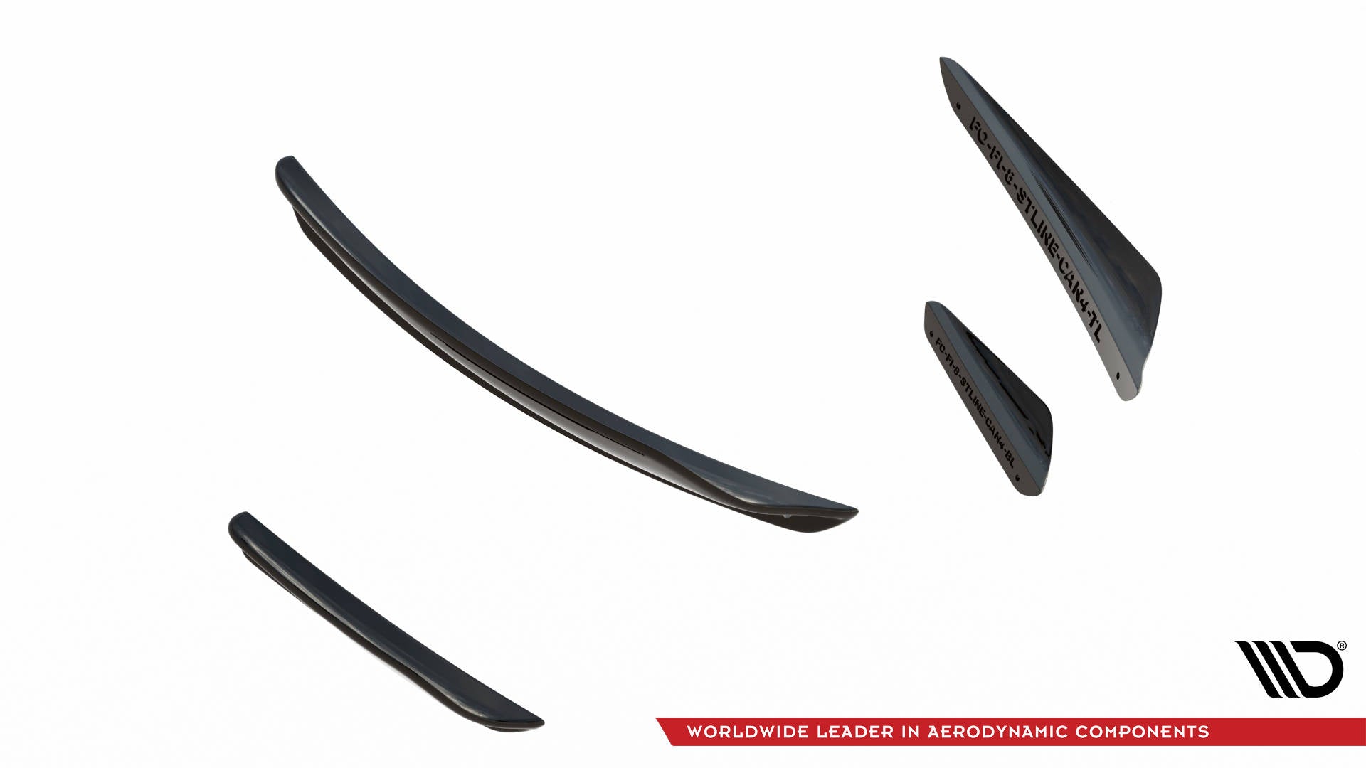 Stoßstangenflügel vorne (Canards) V.3 Ford Fiesta Mk8 ST / ST-Line