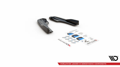 Heck Ansatz Flaps Diffusor V.3 für Ford Focus ST Mk4  schwarz matt