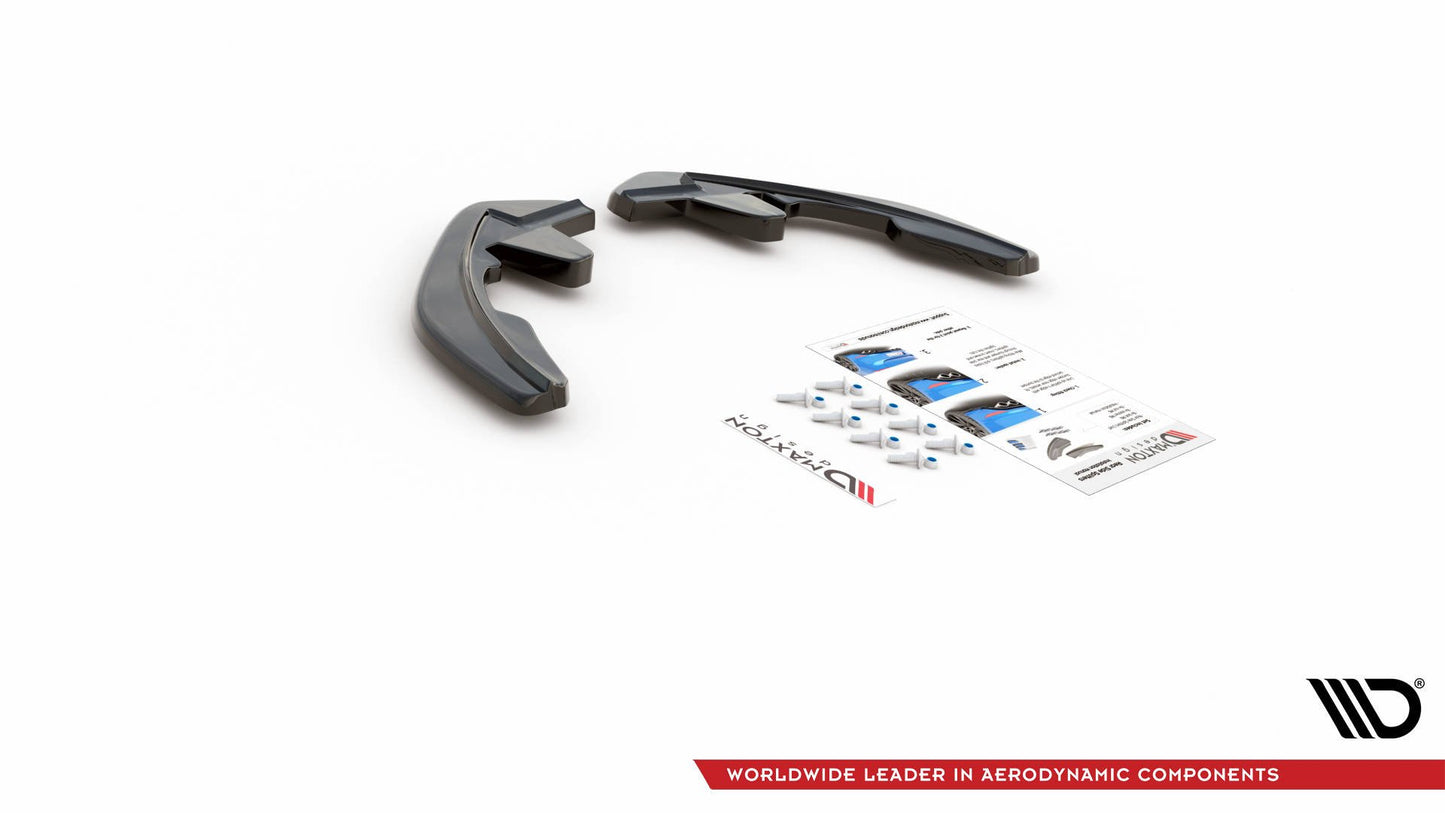 Heck Ansatz Flaps Diffusor für Renault Megane Mk.4 GT-Line Carbon Look