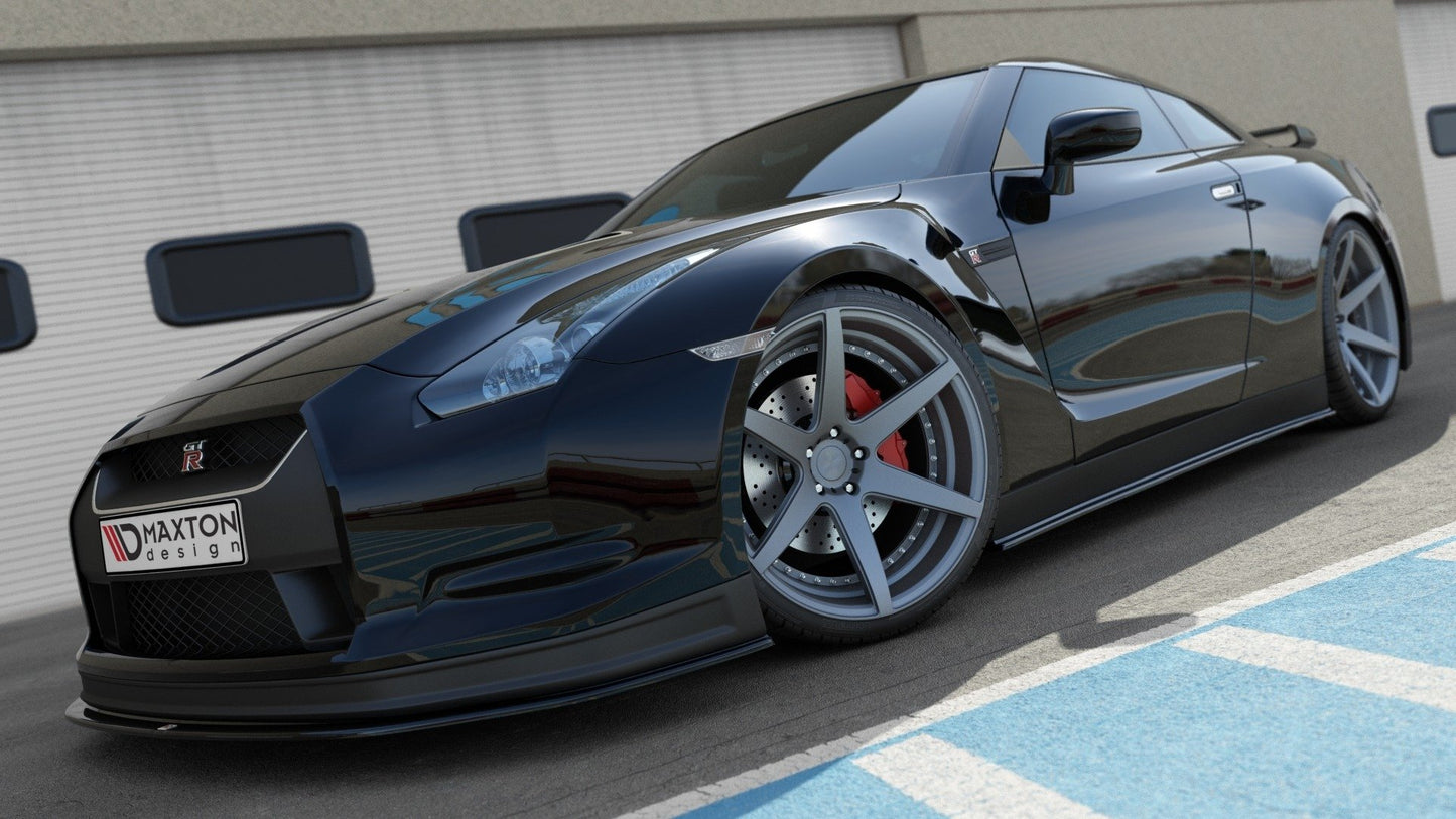 Seitenschweller Ansatz für NISSAN GT-R vor Facelift COUPE (R35-SERIES) Carbon Look