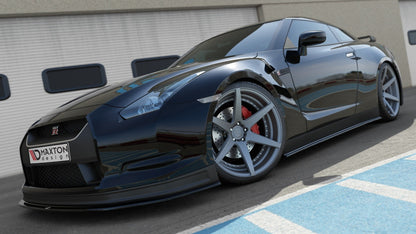 Seitenschweller Ansatz für NISSAN GT-R vor Facelift COUPE (R35-SERIES) Carbon Look