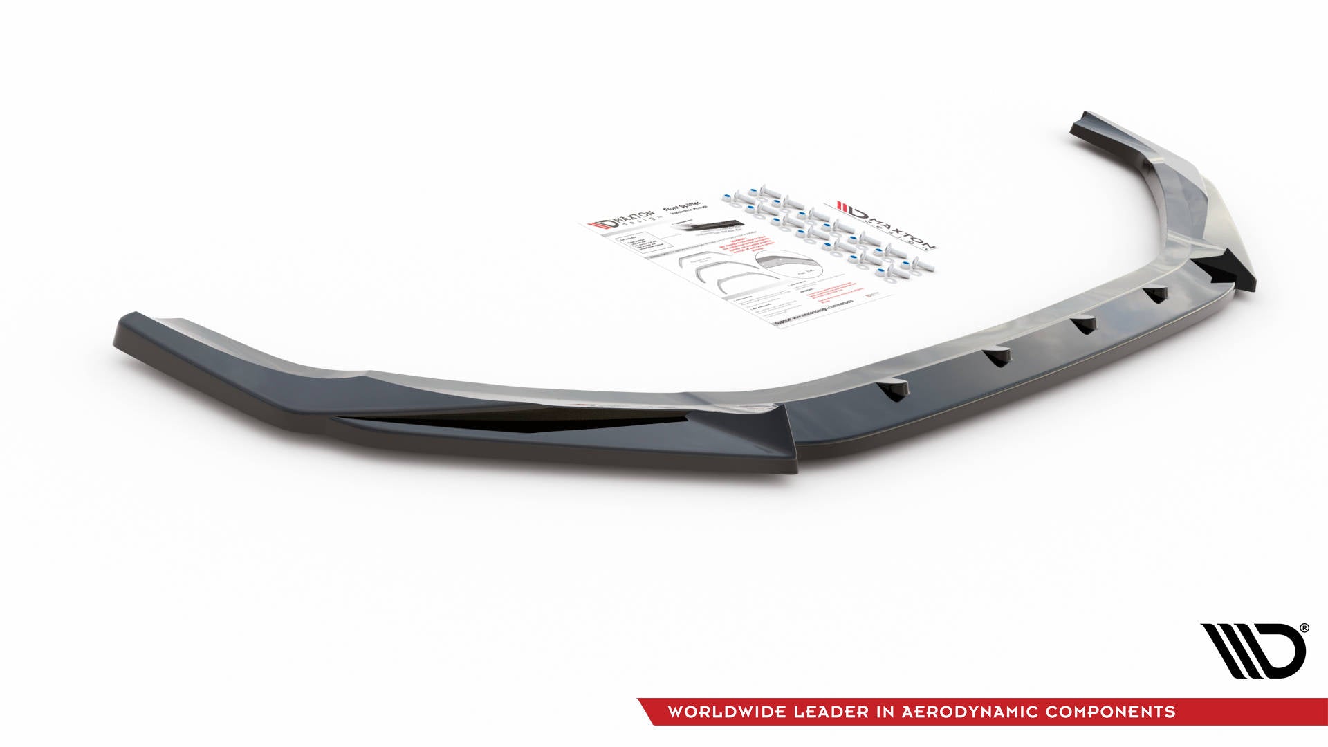 Front Ansatz V.2 für Hyundai I20 N Mk3 schwarz Hochglanz