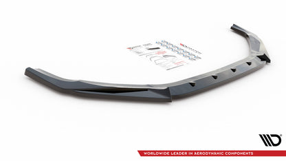 Front Ansatz V.2 für Hyundai I20 N Mk3 schwarz Hochglanz