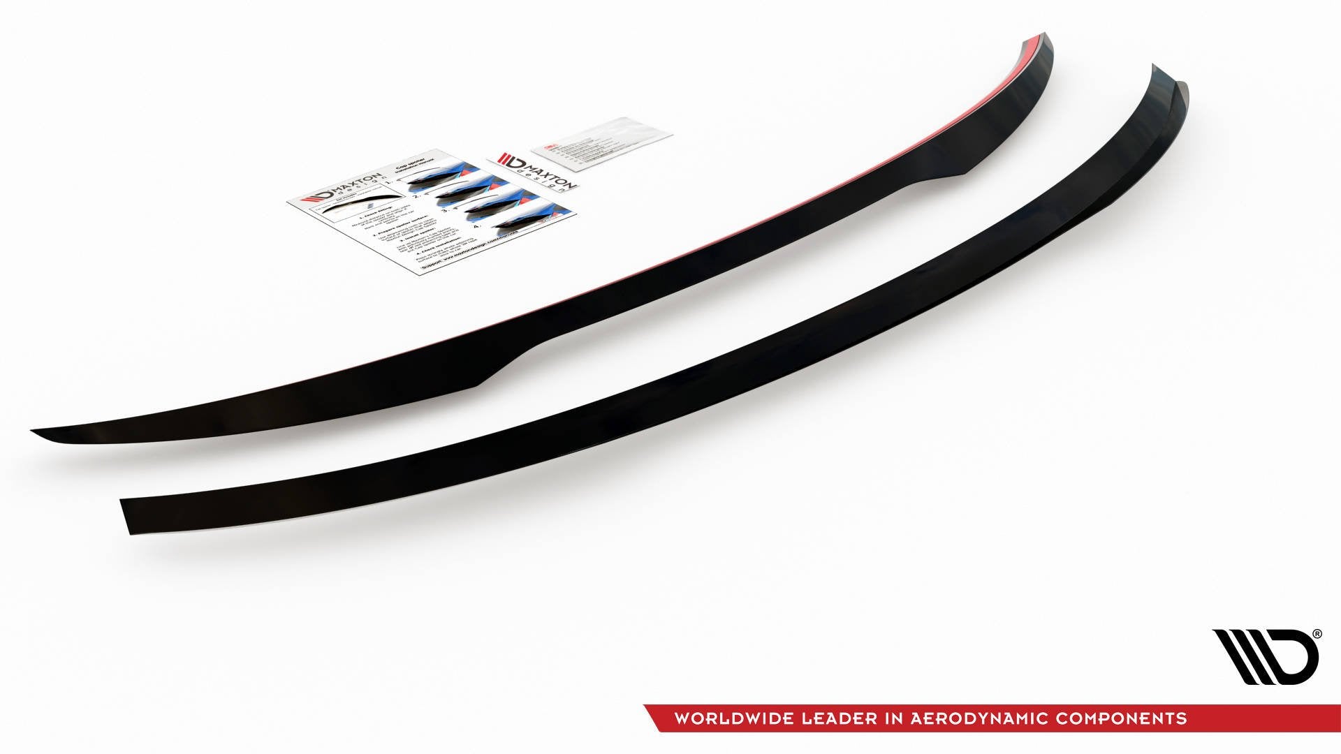 Spoiler CAP für Audi RSQ3 / Q3 S-Line Sportback F3 schwarz Hochglanz