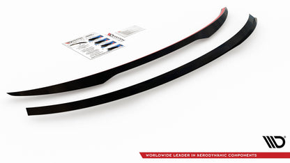 Spoiler CAP für Audi RSQ3 / Q3 S-Line Sportback F3 schwarz matt