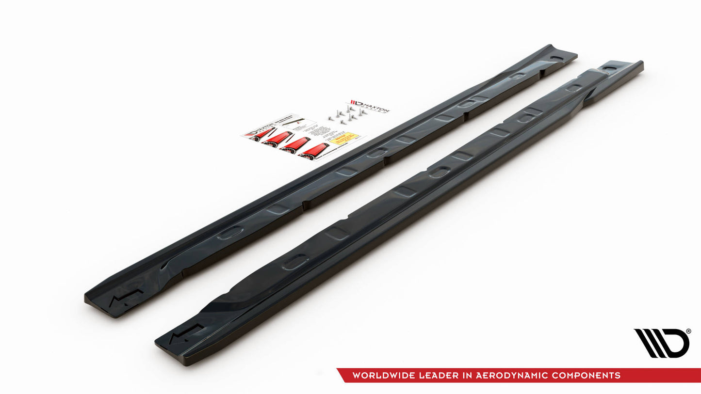 Seitenschweller Ansatz für Renault Clio Mk5 Carbon Look