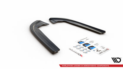Heck Ansatz Flaps Diffusor V.1 für Ford Mondeo ST-Line Mk5 Facelift schwarz matt