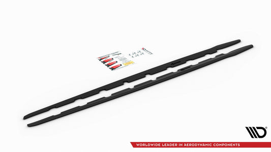Seitenschweller Ansatz für V.2 für BMW 1er F40 M-Paket/ M135i  schwarz Hochglanz