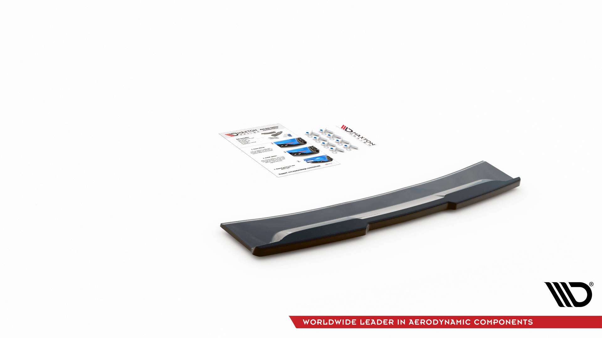 Mittlerer Diffusor Heck Ansatz für Ford Kuga ST-Line Mk3 Carbon Look