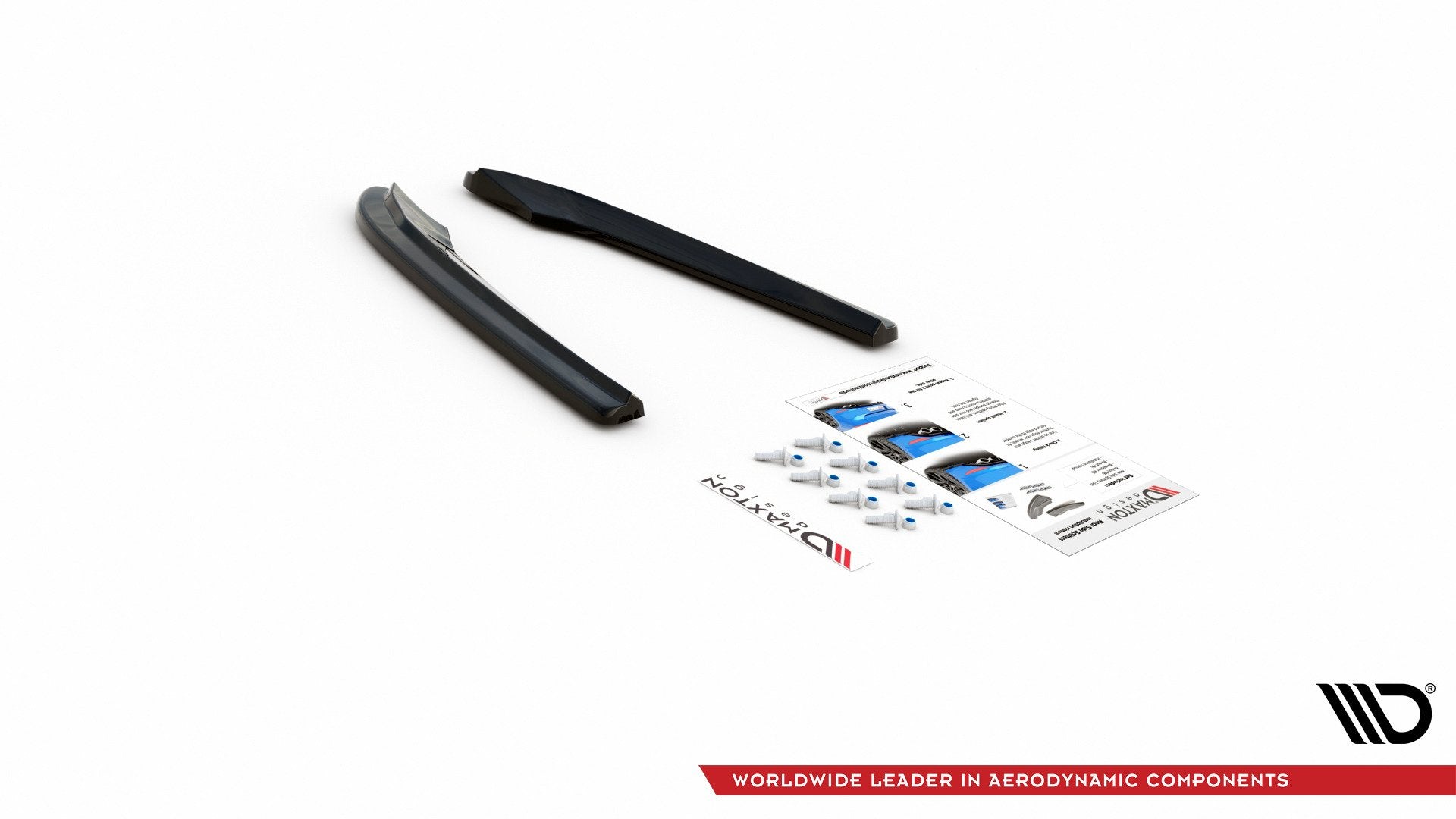 Heck Ansatz Flaps Diffusor für Audi S4 / A4 S-Line B8 Limousine Carbon Look