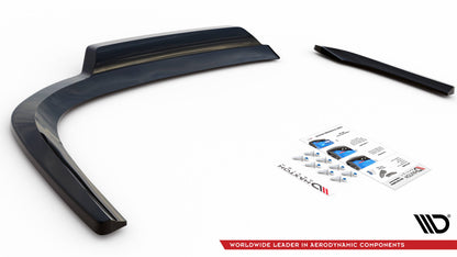 Mittlerer Diffusor Heck Ansatz DTM Look für Volkswagen Passat CC schwarz matt