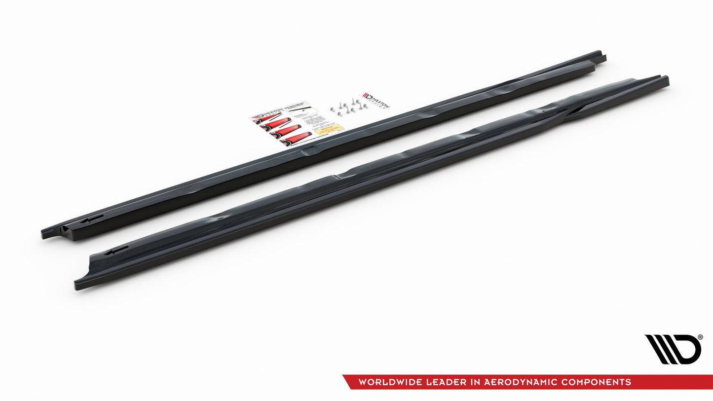 Seitenschweller Ansatz für Audi A3 Sportback 8V Carbon Look