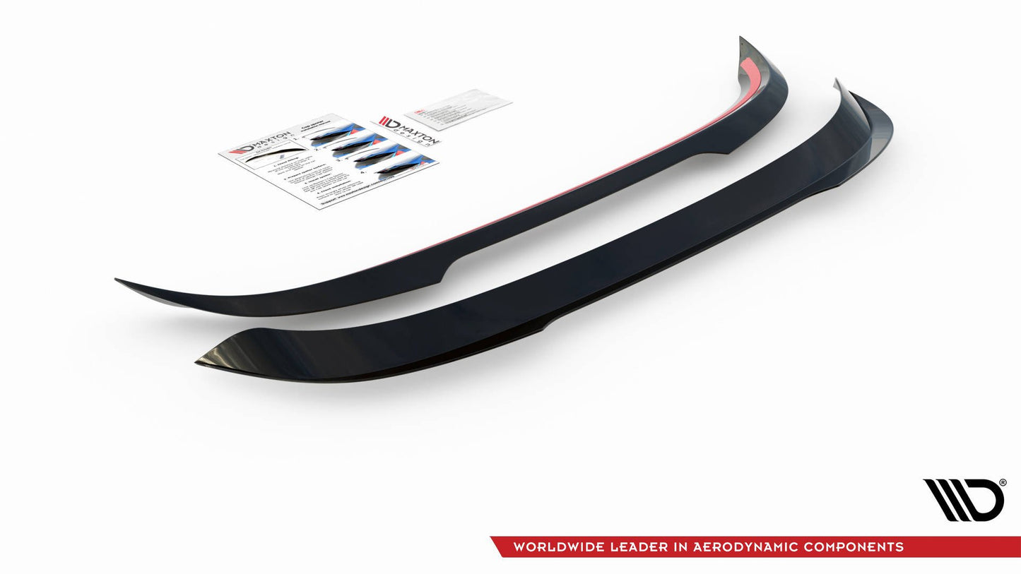 Spoiler CAP V.1 für Volkswagen Golf 8 R-Performance / GTI Clubsport schwarz matt