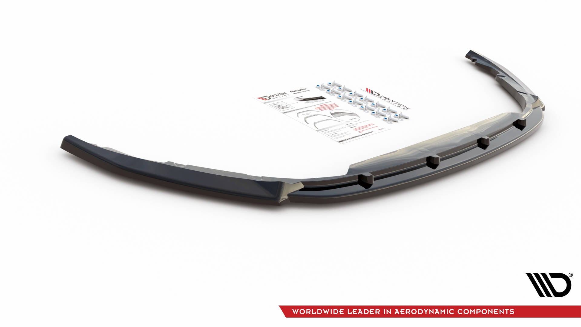 Front Ansatz V.2 für Renault Clio Mk5 schwarz Hochglanz