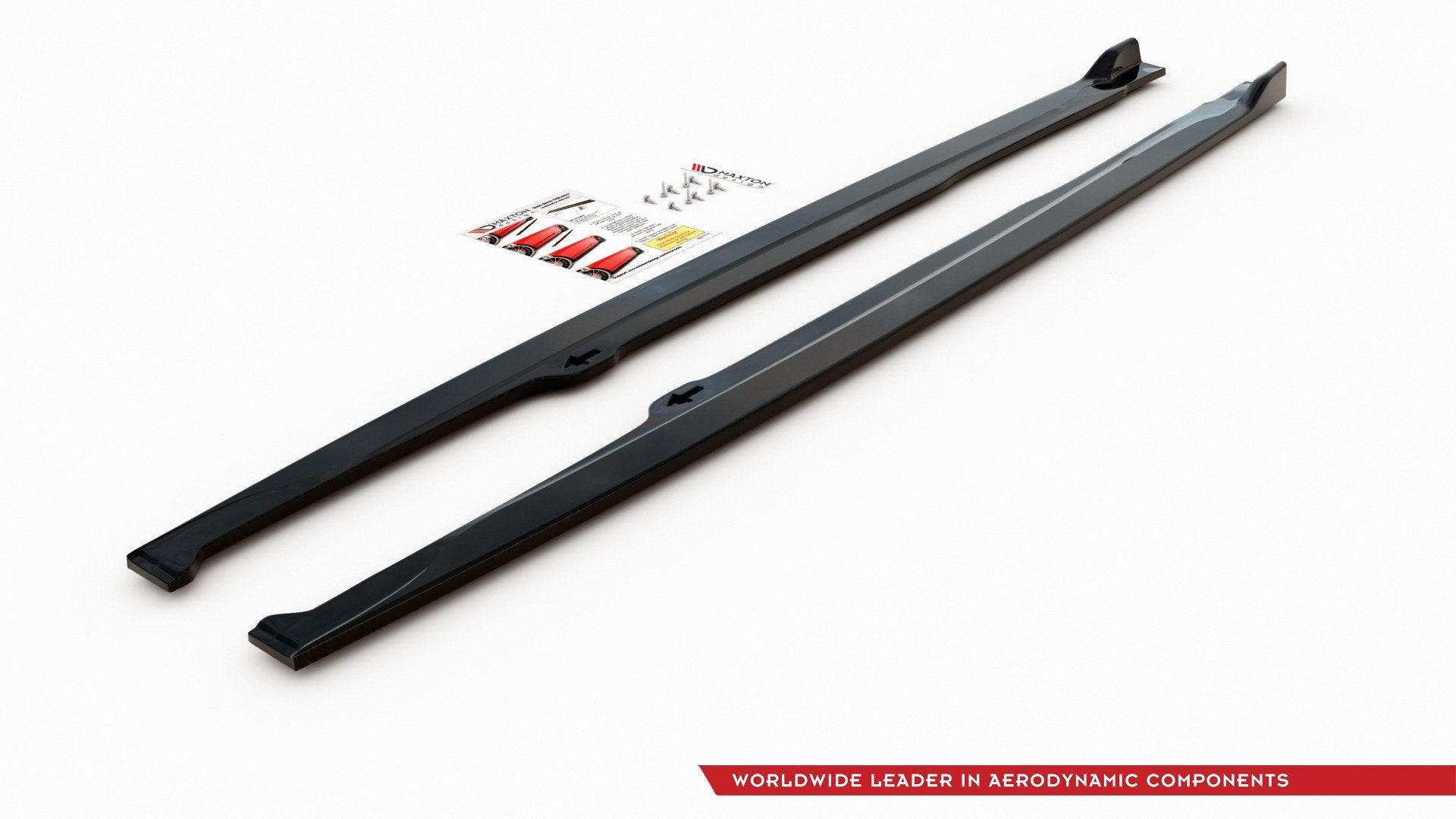 Seitenschweller Ansatz für Toyota Corolla XII Hatchback schwarz matt