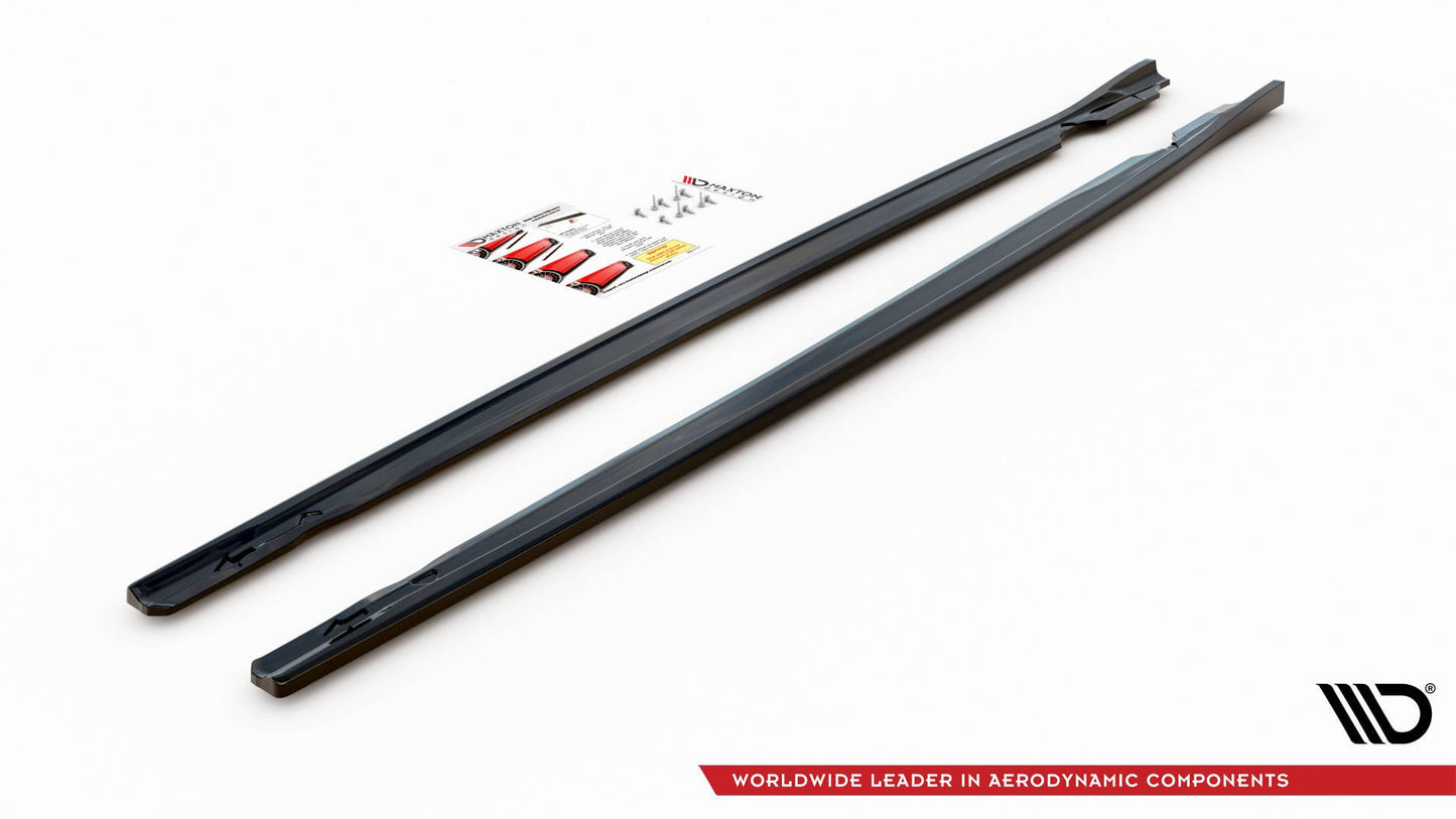 Seitenschweller Ansatz für V.2 für Volkswagen Golf R Mk8 Carbon Look
