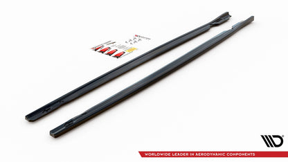 Seitenschweller Ansatz für V.2 für Volkswagen Golf R Mk8 Carbon Look