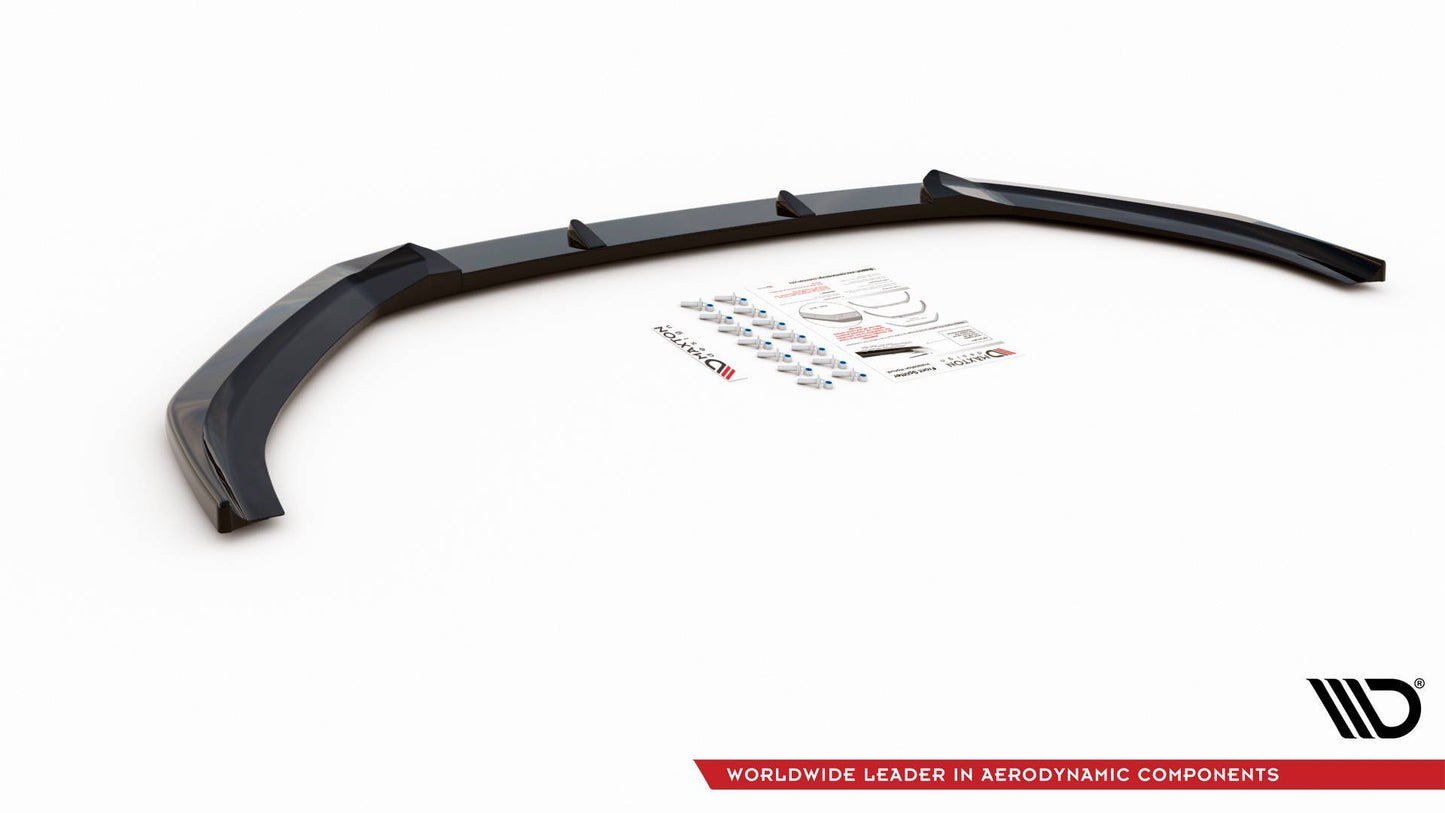 Front Ansatz V.3 für Audi S3 / A3 S-Line 8V FL Limousine schwarz matt