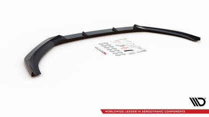 Front Ansatz V.3 für Audi S3 / A3 S-Line 8V FL Limousine schwarz matt