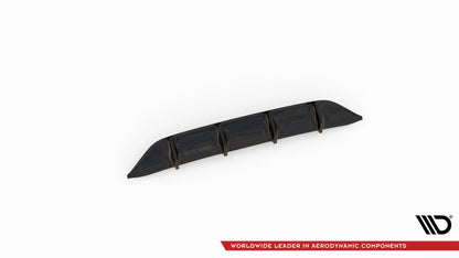 Diffusor Heck Ansatz für Mercedes-Benz CLS AMG-Line C257 schwarz matt