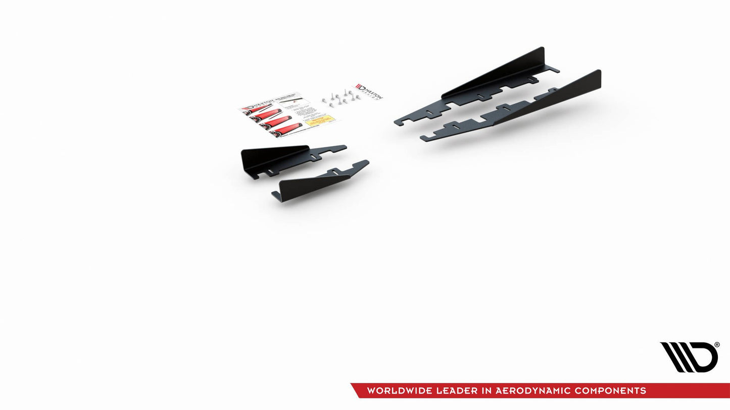 Side Flaps Toyota GR Yaris Mk4 schwarz Hochglanz