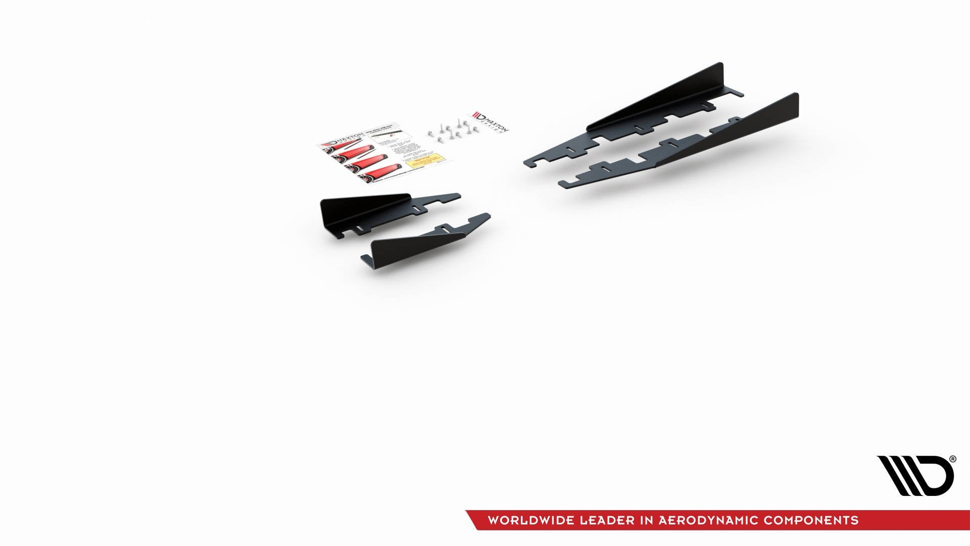 Side Flaps Toyota GR Yaris Mk4 schwarz Hochglanz