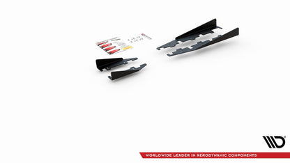 Side Flaps Toyota GR Yaris Mk4 schwarz Hochglanz