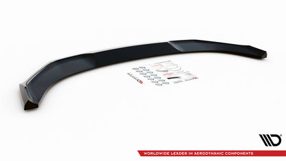 Front Ansatz V.1 für Nissan 370Z Nismo Facelift schwarz Hochglanz