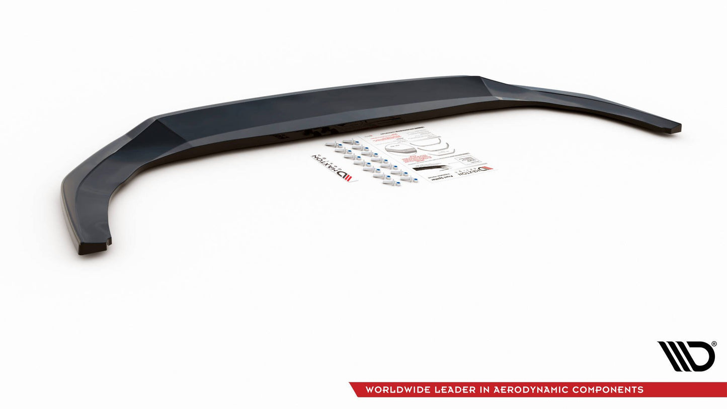 Front Ansatz V.4 für Volkswagen Golf 8 GTI schwarz Hochglanz