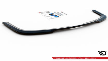 Mittlerer Diffusor Heck Ansatz für Volkswagen Caddy Mk. 4 schwarz matt