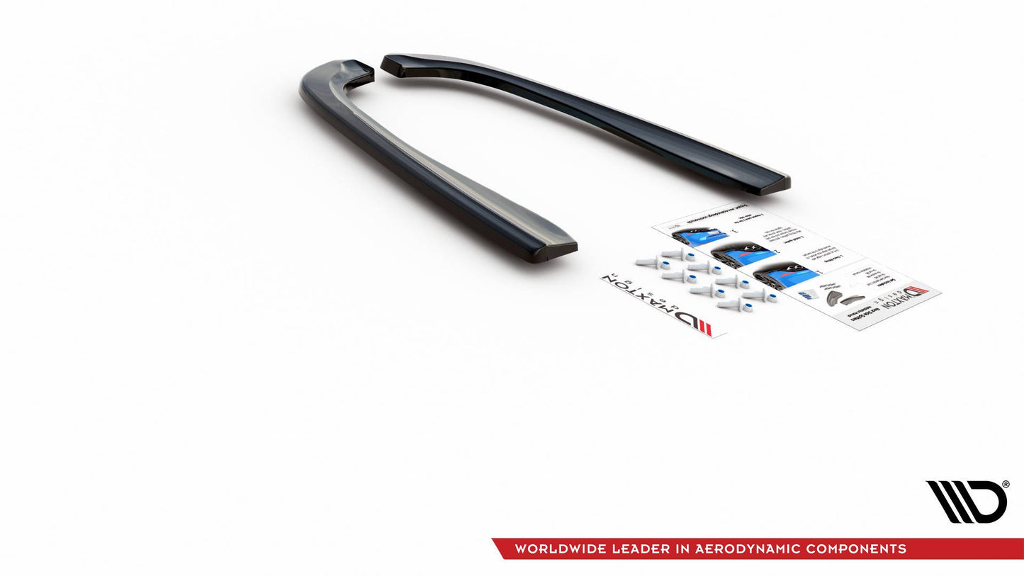 Heck Ansatz Flaps Diffusor für BMW M5 E39 schwarz matt