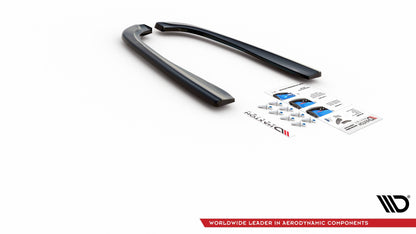 Heck Ansatz Flaps Diffusor für BMW M5 E39 Carbon Look