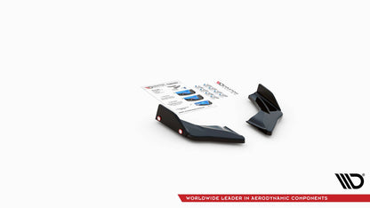 Heck Ansatz Flaps Diffusor V.2 für Volkswagen Golf 8 GTI Clubsport schwarz Hochglanz