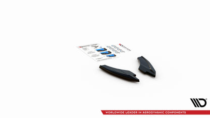 Heck Ansatz Flaps Diffusor V.2 für Audi S3 Sportback 8Y schwarz matt