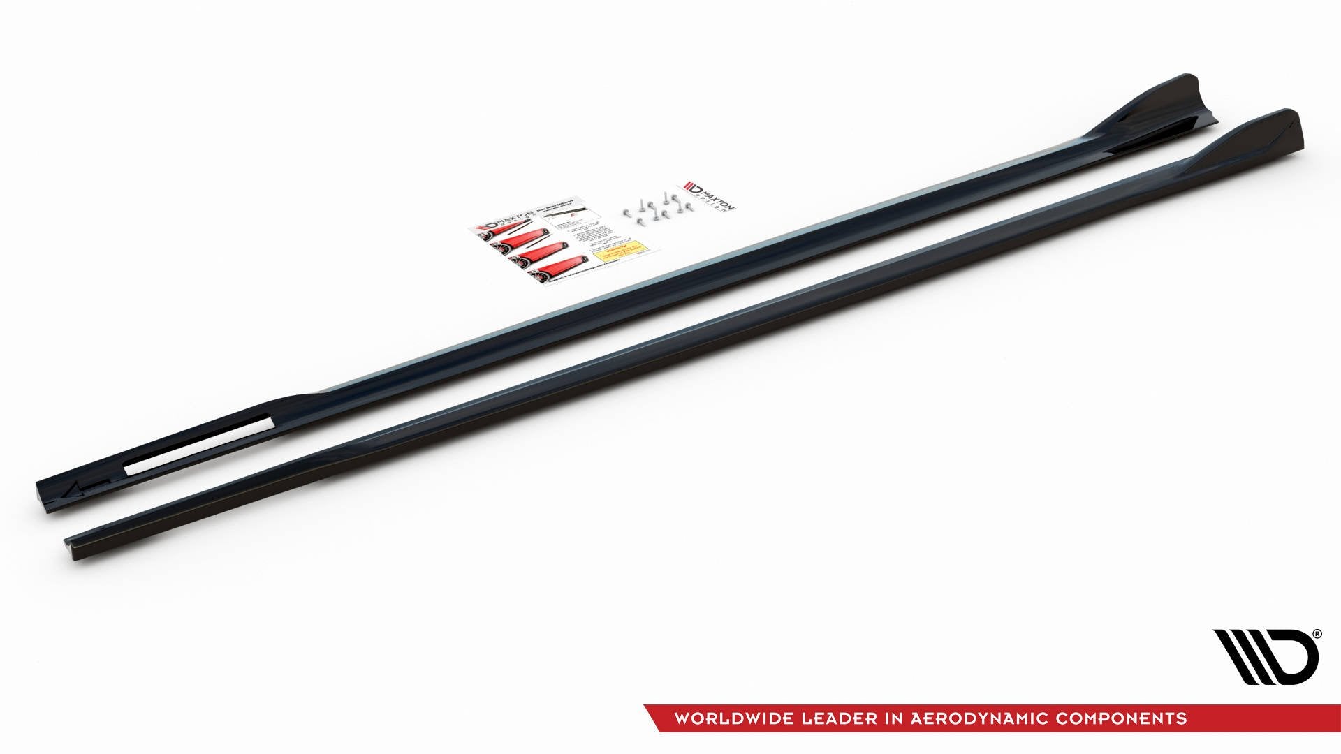 Seitenschweller Ansatz für V.2 für BMW 4er M-Paket G22 schwarz Hochglanz