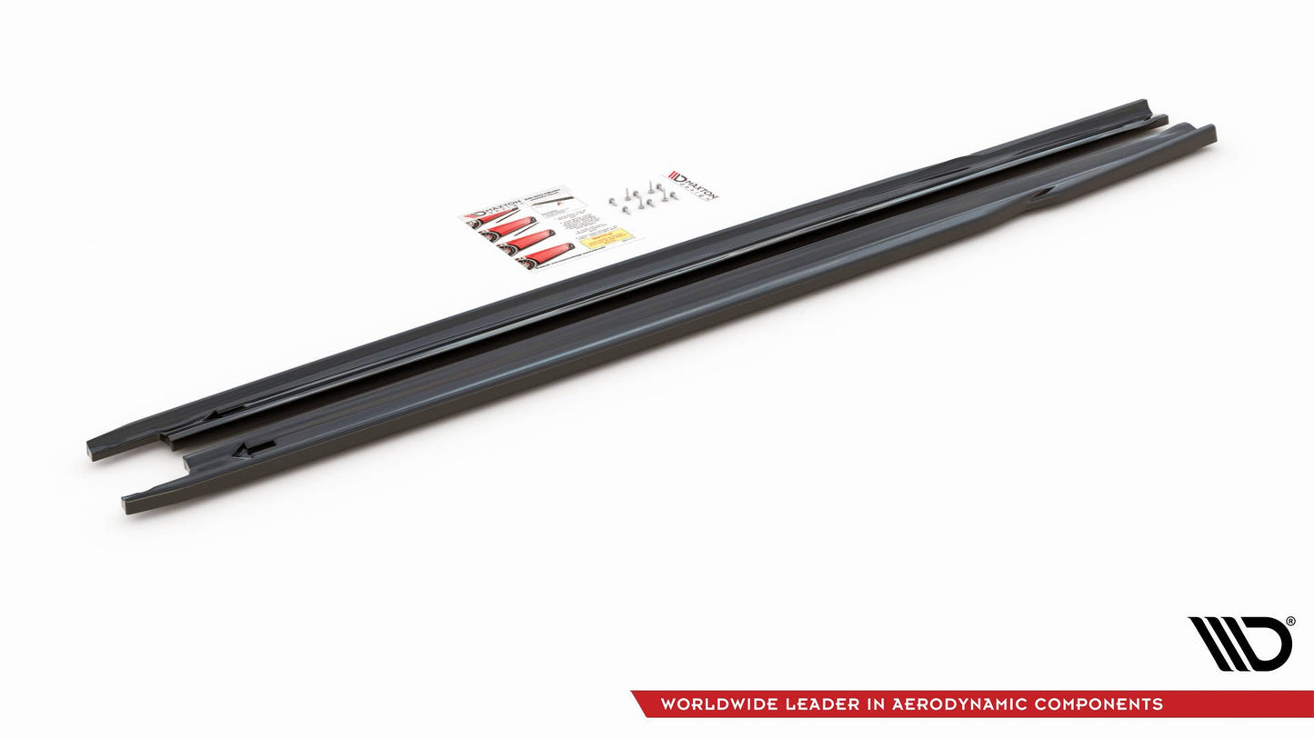 Seitenschweller Ansatz für V.1 für Skoda Octavia RS Mk4 Carbon Look