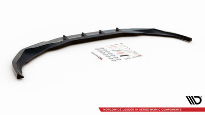 Front Ansatz V.1 für BMW 7 G11 M-Paket Facelift schwarz matt