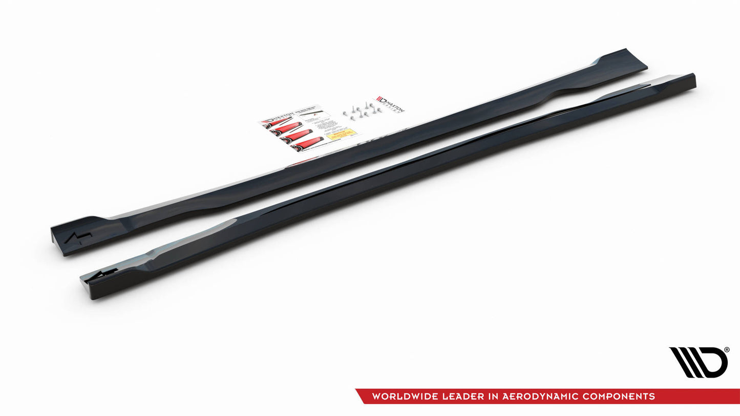 Seitenschweller Ansatz für Ford Escape ST-Line Mk3 Carbon Look