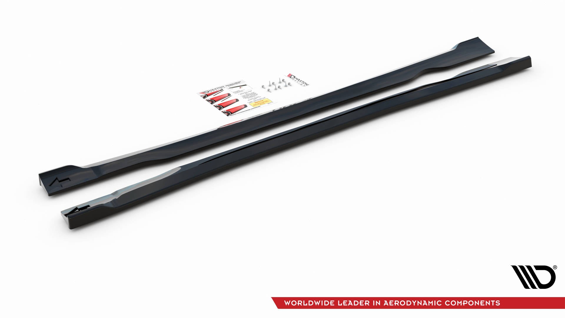 Seitenschweller Ansatz für Ford Escape ST-Line Mk3 Carbon Look