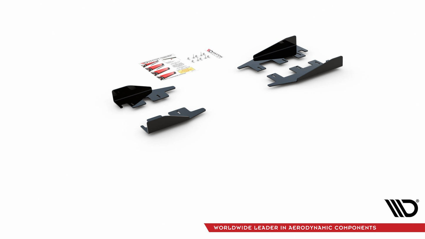 Side Flaps Volkswagen Golf GTI Mk6 schwarz Hochglanz