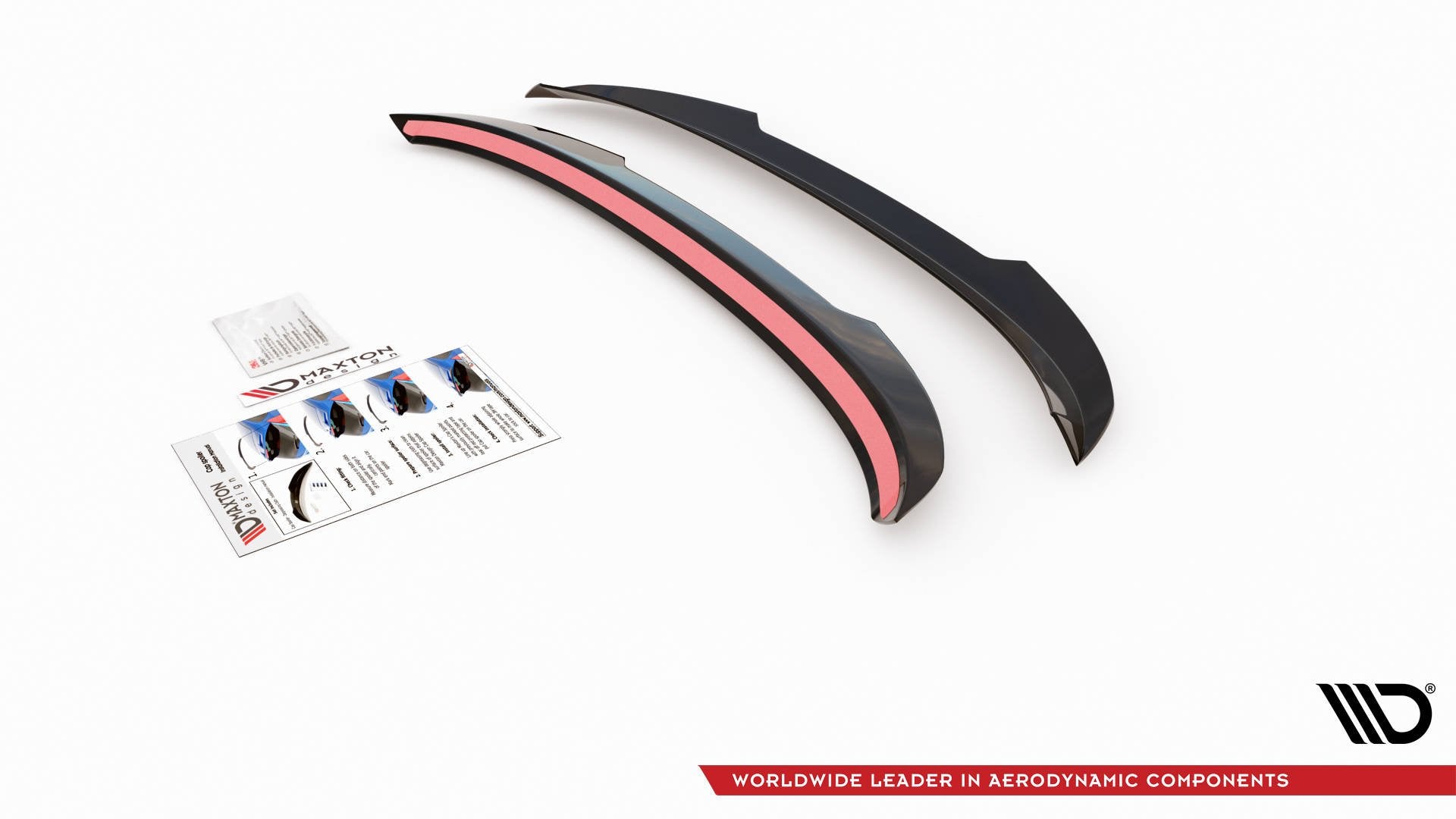 Spoiler CAP für Seat Leon FR Hatchback Mk4 schwarz matt