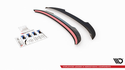 Spoiler CAP für Seat Leon FR Hatchback Mk4 schwarz Hochglanz