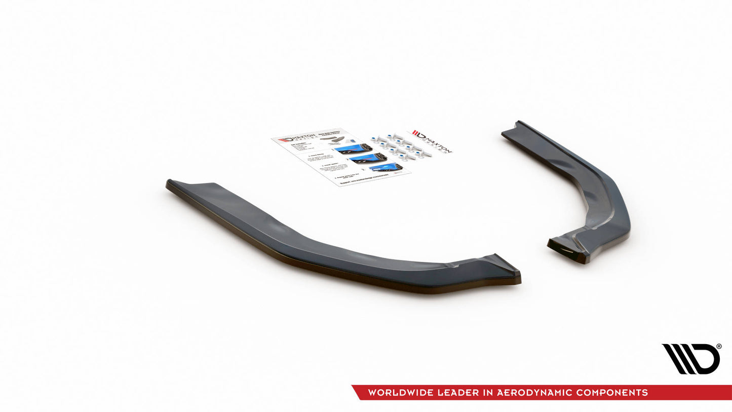 Heck Ansatz Flaps Diffusor V.2 für BMW M3 G80 Carbon Look