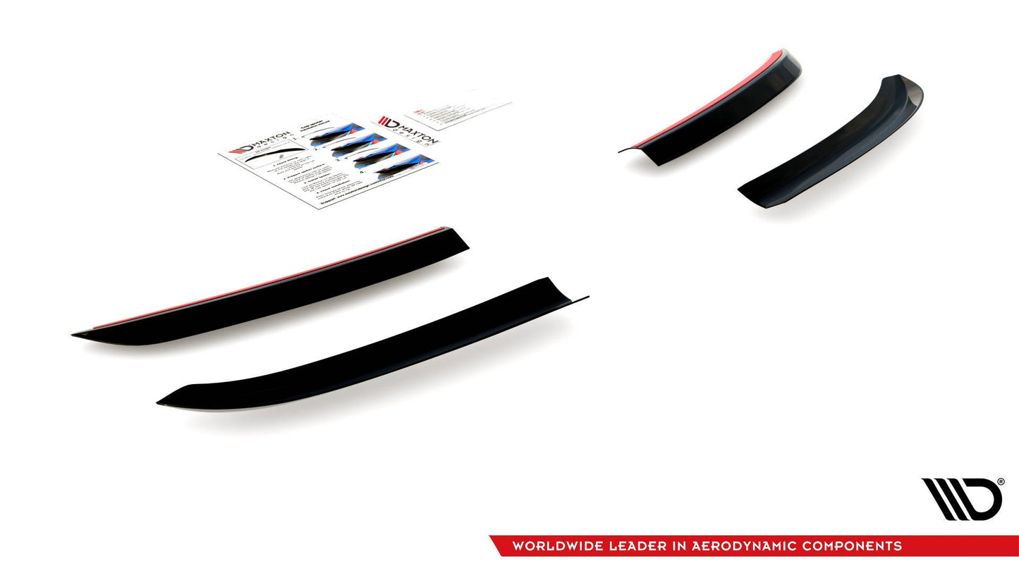 Spoiler CAP für Porsche Panamera Turbo 970 Facelift schwarz matt