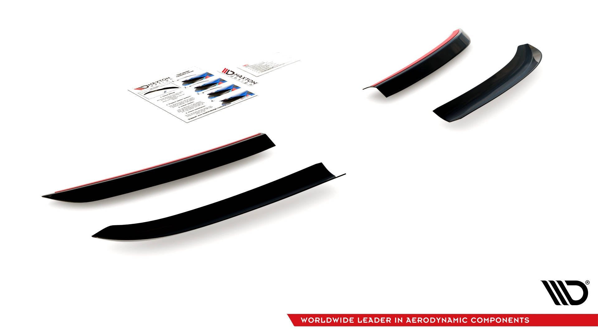 Spoiler CAP für Porsche Panamera Turbo 970 Facelift schwarz matt