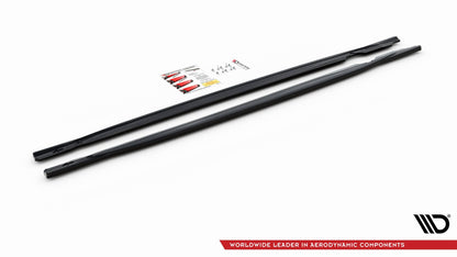 Seitenschweller Ansatz für V.1 für Volkswagen Golf R Mk8 Carbon Look