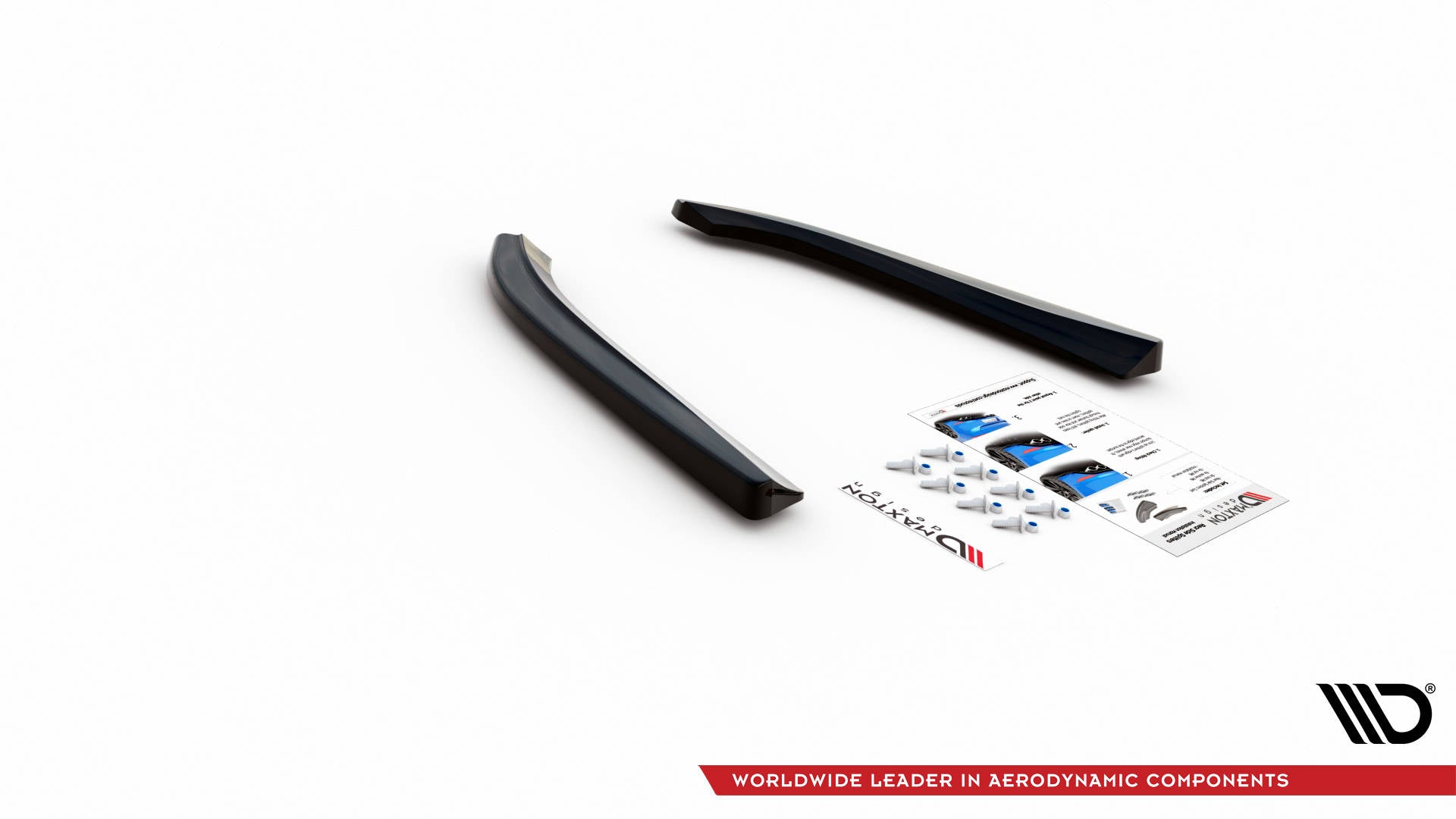 Heck Ansatz Flaps Diffusor für Audi S8 D3 schwarz matt